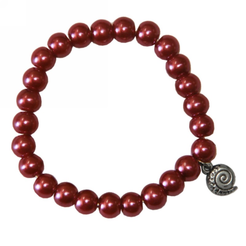 Kostibas 1522-302HD, Γυαλί, Πέρλα, Μπορντό 