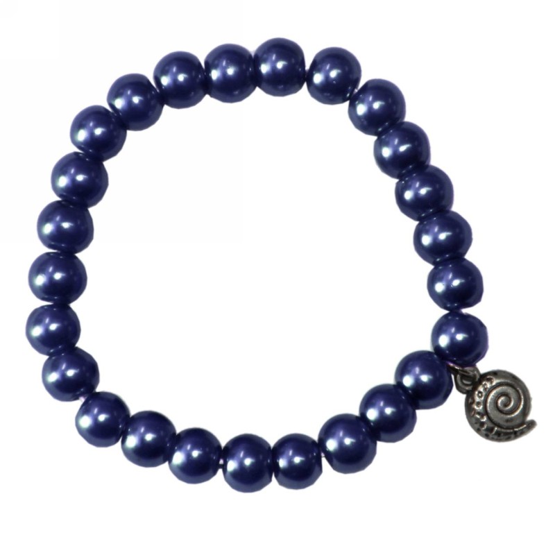 Kostibas 1522-302HB, Γυαλί, Πέρλα, Μπλε 