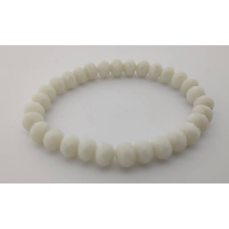 Kostibas 1523-601L5, Βραχιόλι, Κρύσταλλο, Διάφορα σχέδια, ΤΕ, Λευκό 