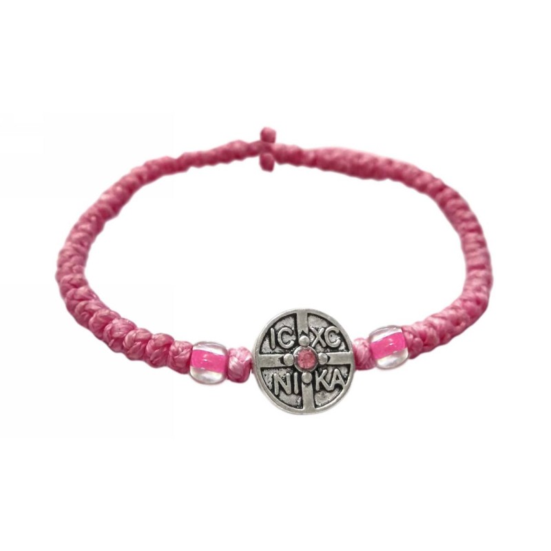 Kostibas 1559-404F, Κομποσχοίνι, Εκκλησιαστικό, Ροζ