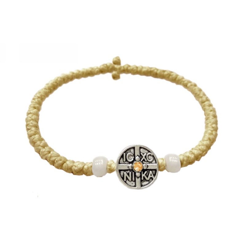 Kostibas 1559-404E2, Κομποσχοίνι, Εκκλησιαστικό, Μπεζ 