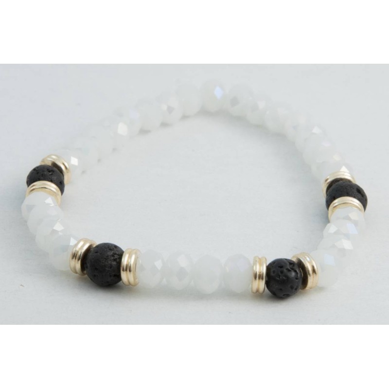 Kostibas 1514-872LA, Κρύσταλλο, Πέτρα, Λευκό 