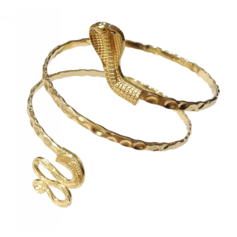 Kostibas 1612-614X, Βραχιόλι Μπράτσου, Μεταλλικό, Αρχαιοελληνικό, ΤΕ, Χρυσό 