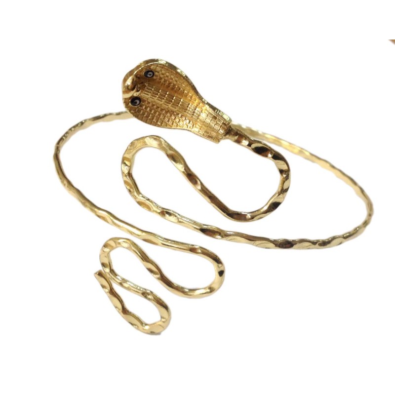 Kostibas 1612-612X, Βραχιόλι Μπράτσου, Μεταλλικό, Αρχαιοελληνικό, Χρυσό