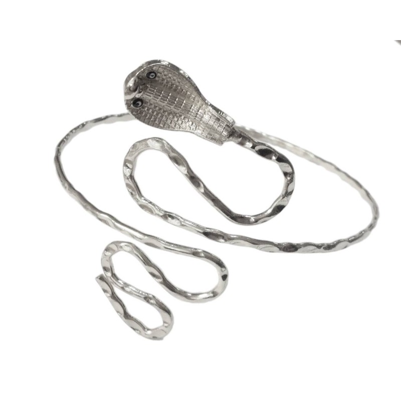 Kostibas 1612-612A, Βραχιόλι Μπράτσου, ,Μεταλλικό, Αρχαιοελληνικό, Ασημί 