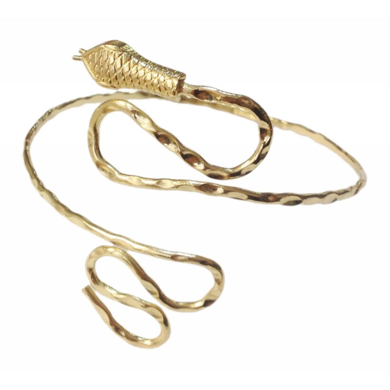 Kostibas 1612-611X, Βραχιόλι Μπράτσου, Μεταλλικό, Αρχαιοελληνικό, Χρυσό