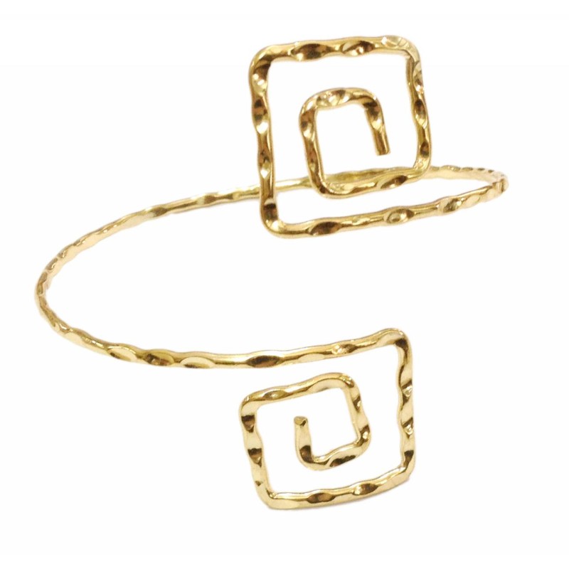 Kostibas 1612-506X, Βραχιόλι Μπράτσου, Μεταλλικό, Αρχαιοελληνικό, Χρυσό