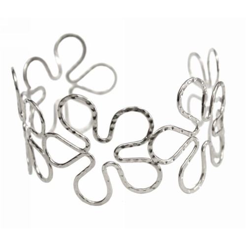 Kostibas 1612-502A, Βραχιόλι Μπράτσου, Μεταλλικό, Αρχαιοελληνικό, Ασημί 