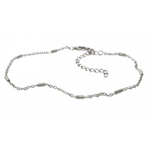 Kostibas 2035-514A, Μεταλλικό, Αλυσίδα, Ασημί 