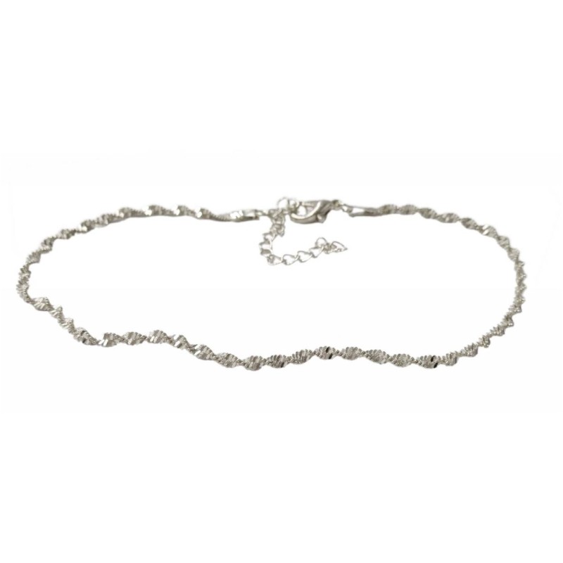 Kostibas 2035-512A, Μεταλλικό, Αλυσίδα, Ασημί