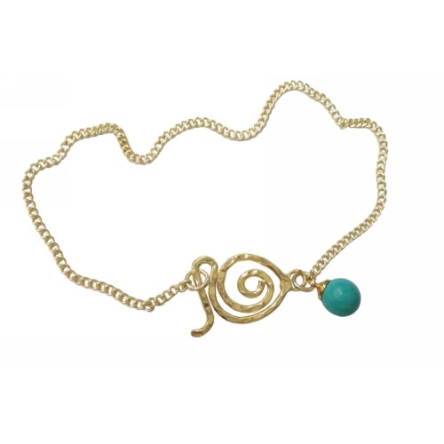 Kostibas 2014-723XD, Μεταλλικό, Αλυσίδα, Χρυσό 