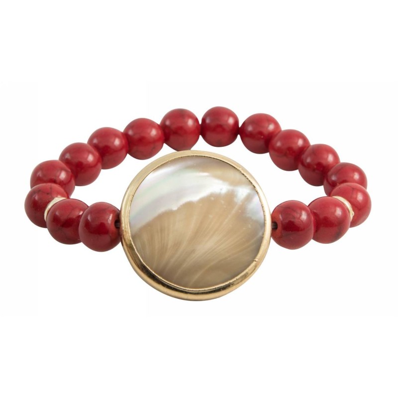 Kostibas 1515-842EE, Κοχύλι, Μοτίφ, Μπορντό 