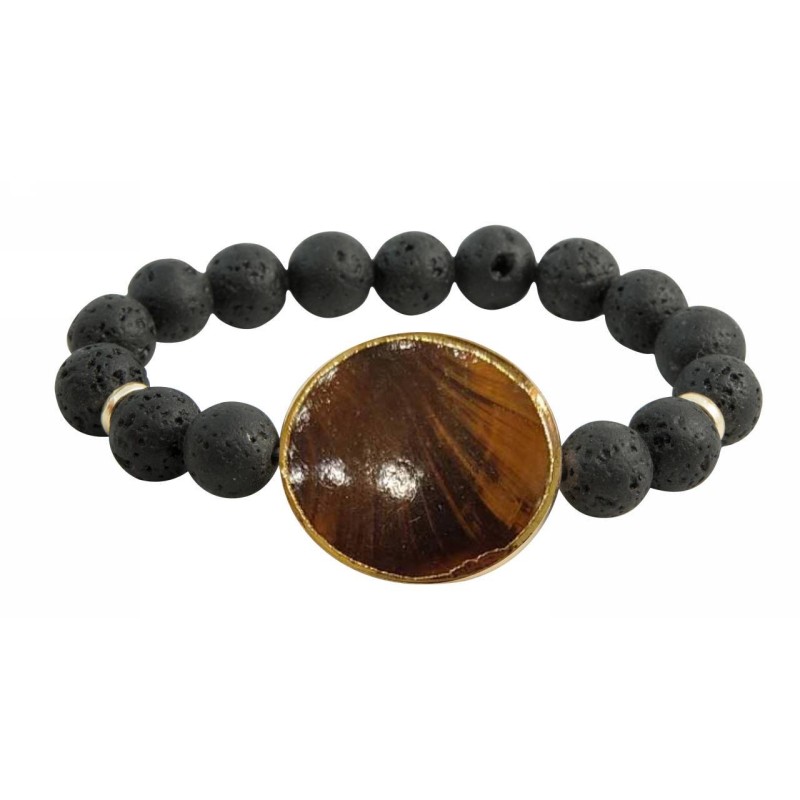 Kostibas 1515-842AK, Κοχύλι, Μοτίφ, Μαύρο