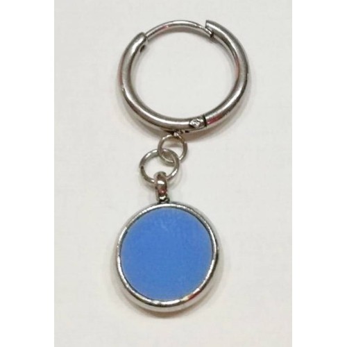 Kostibas 3113-713AB, Σκουλαρίκια, Κρίκοι, Ατσάλι, Ασημί/Τιρκουάζ 