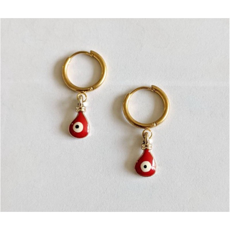 Kostibas 3113-706XU, Ατσάλι, Κρίκοι, Μάτι, Κόκκινο 