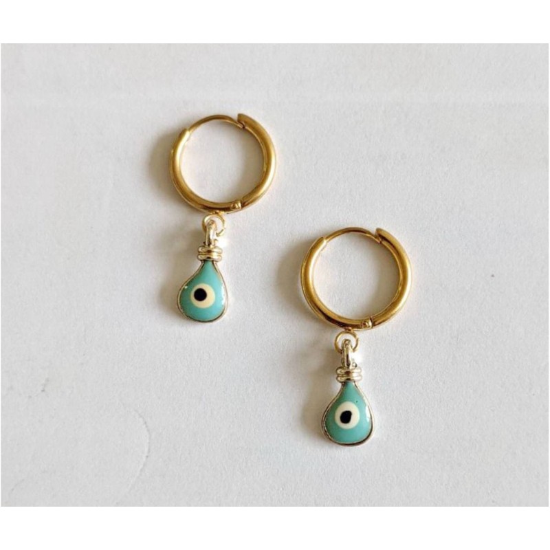 Kostibas 3113-706XT, Ατσάλι, Κρίκοι, Μάτι, Τιρκουάζ 