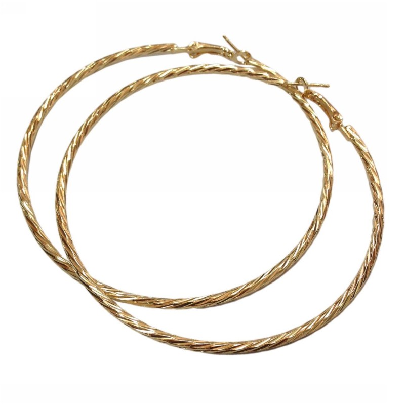 Kostibas 3112-638X, Μεταλλικό, Κρίκοι, ΤΕ, Χρυσό 