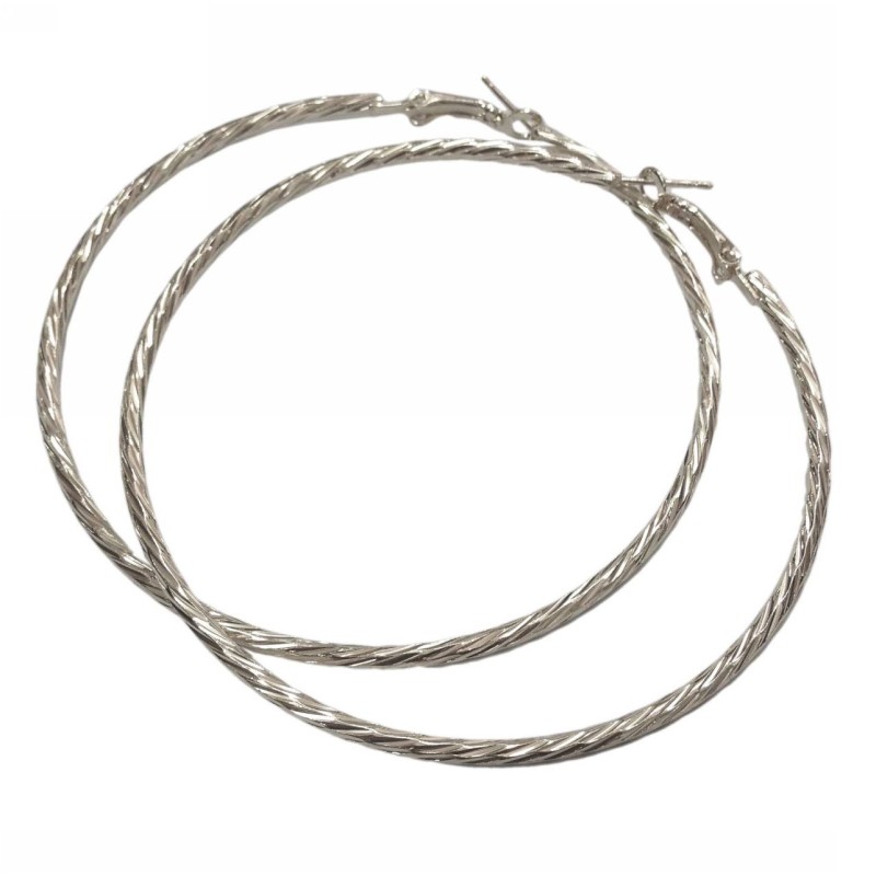 Kostibas 3112-638A, Μεταλλικό, Κρίκοι, ΤΕ, Ασημί 