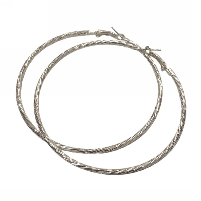 Kostibas 3112-637A, Μεταλλικό, Κρίκοι, ΤΕ, Ασημί 