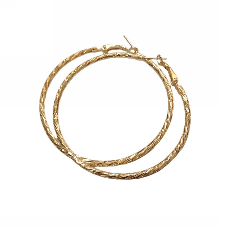 Kostibas 3112-636X, Μεταλλικό, Κρίκοι, Χρυσό