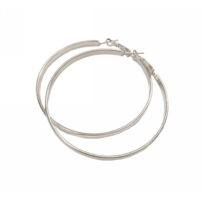 Kostibas 3112-626A, Μεταλλικό, Κρίκοι, Ασημί