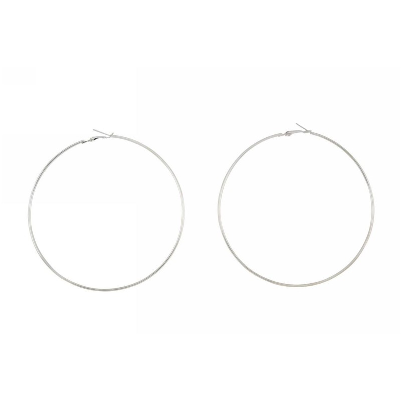 Kostibas 3112-6090A, Μεταλλικό, Κρίκοι, Ασημί