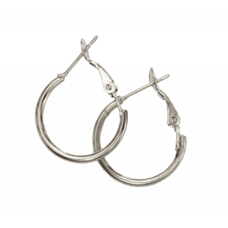 Kostibas 3112-6020A, Μεταλλικό, Κρίκοι, Ασημί