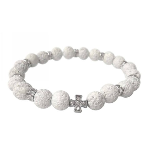 Kostibas  1559-721L, Πέτρα, Μεταλλικό, Λευκό 