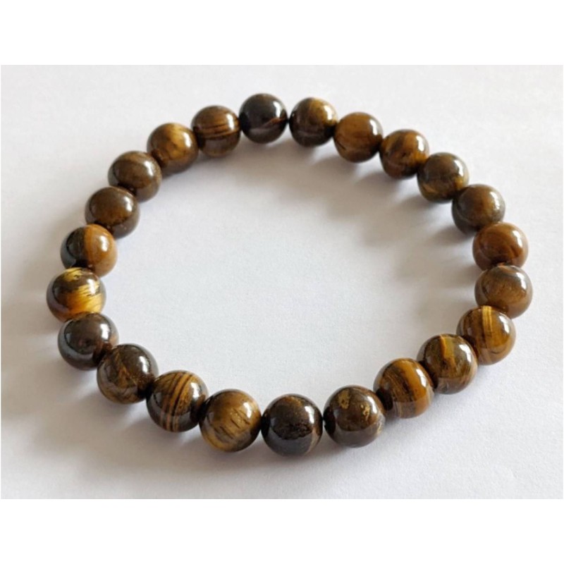 Kostibas 1550-822K8, Βραχιόλι Αντρικό, Χάντρες,  ΤΕ, Καφέ 