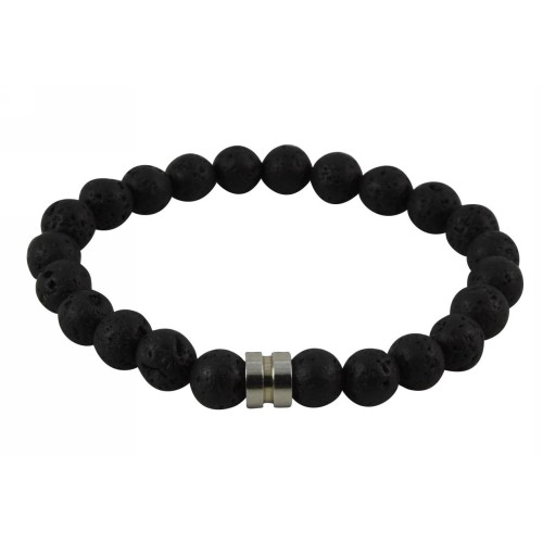 Kostibas 1550-817A, Πέτρα, Ατσάλι, Αντρικό, Μαύρο 