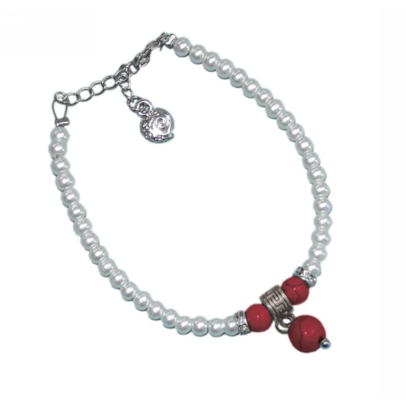 Kostibas 1522-303E, Πέτρα, Πέρλα, Λευκό 