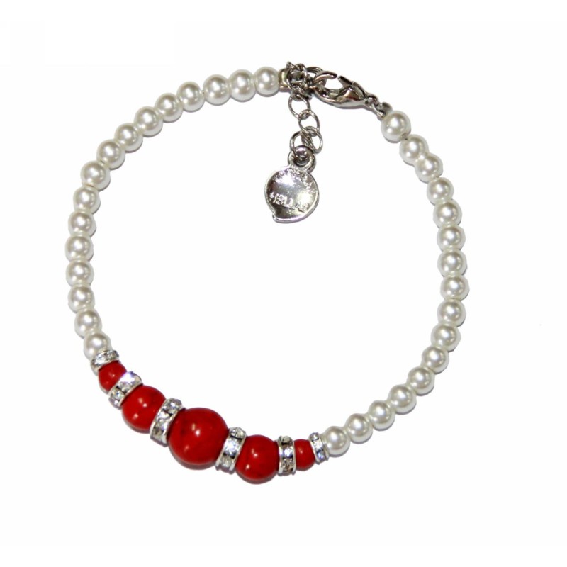 Kostibas 1522-301E, Πέτρα, Πέρλα, Κόκκινο 