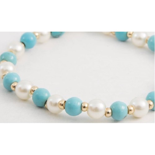 Kostibas 1514-878DL, Πέτρα, Πέρλα, ΤΕ, Τιρκουάζ 