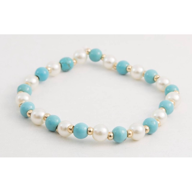 Kostibas 1514-878DL, Πέτρα, Πέρλα, ΤΕ, Τιρκουάζ 