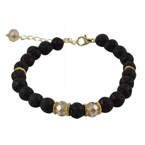 Kostibas 1514-806XA, Πέτρα, Κρύσταλλο, Μαύρο 