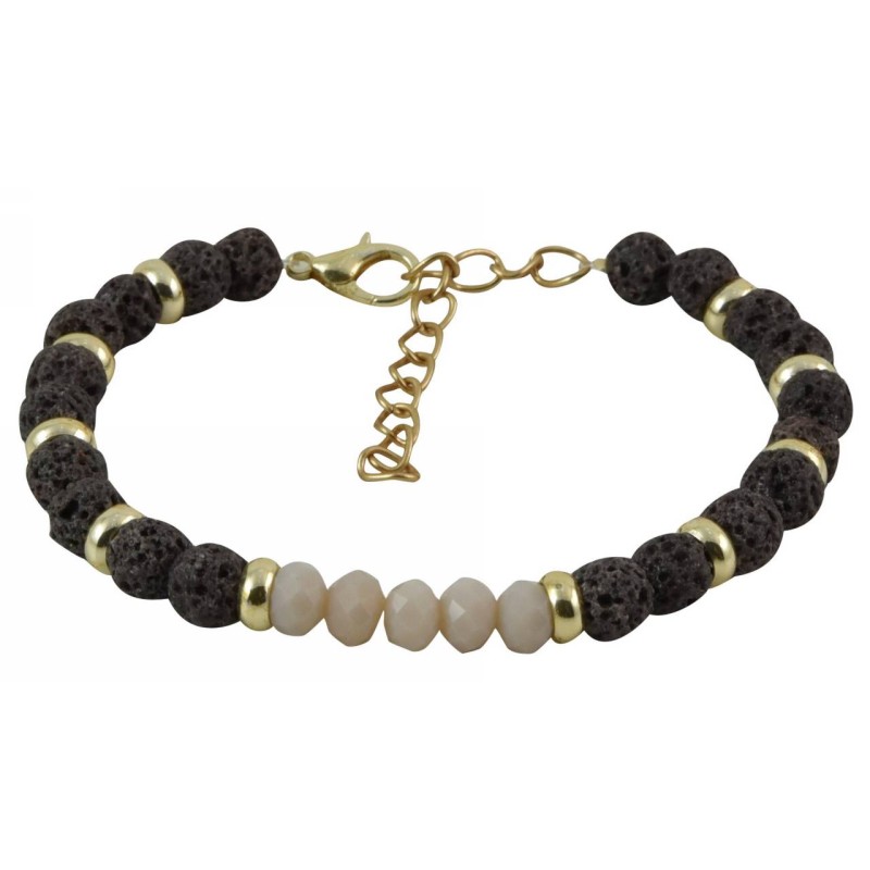 Kostibas 1514-719K, Πέτρα, Κρύσταλλο, Καφέ 