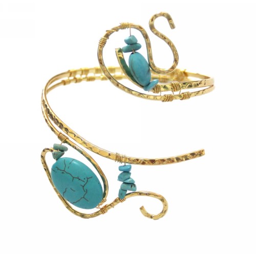 Kostibas 1514-703XD, Πέτρα, Μεταλλικό, Χρυσό 