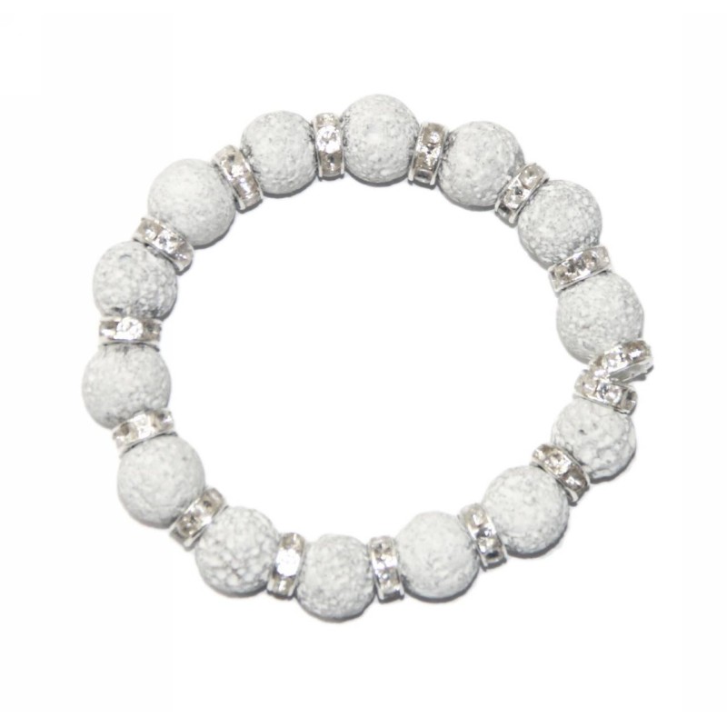 Kostibas 1514-680L, Πέτρα, Στρας, ΤΕ, Λευκό 