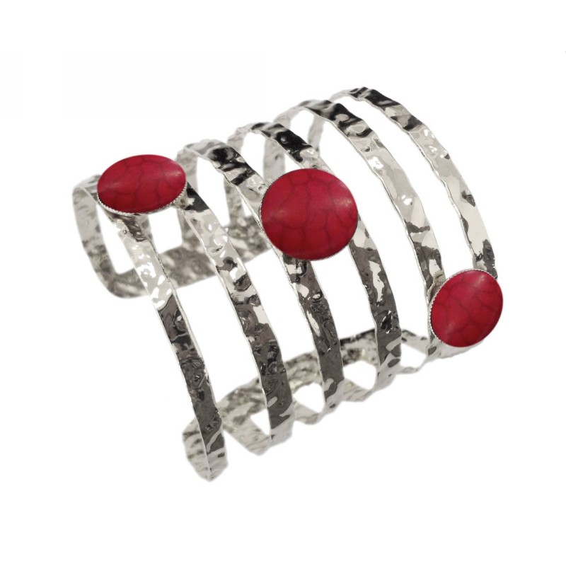 Kostibas 1514-652AE, Μεταλλικό, Πέτρα, ΤΕ, Κόκκινο 