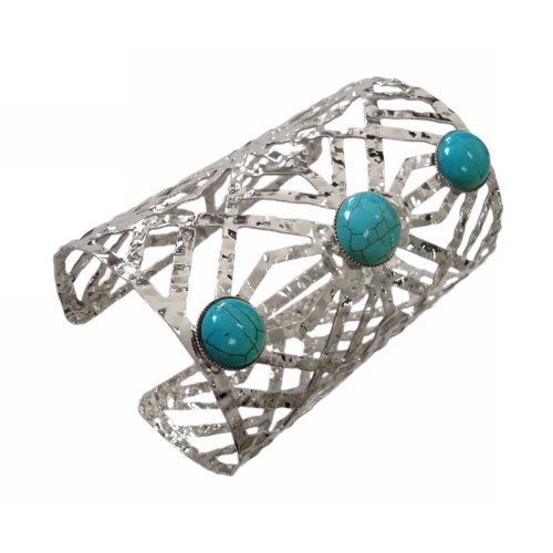 Kostibas 1514-651AD, Μεταλλικό, Πέτρα, ΤΕ, Τιρκουάζ