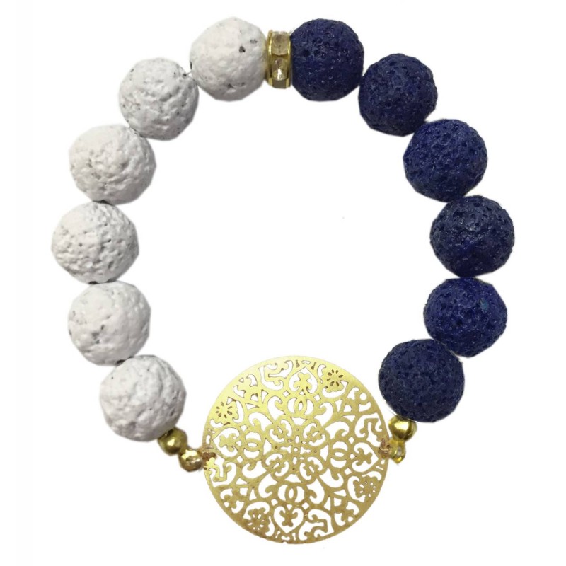 Kostibas 1514-626B, Πέτρα, Στρας, Μπλε 