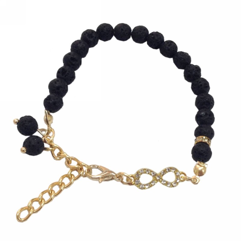 Kostibas 1514-613, Μεταλλικό, Πέτρα, Χρυσό 