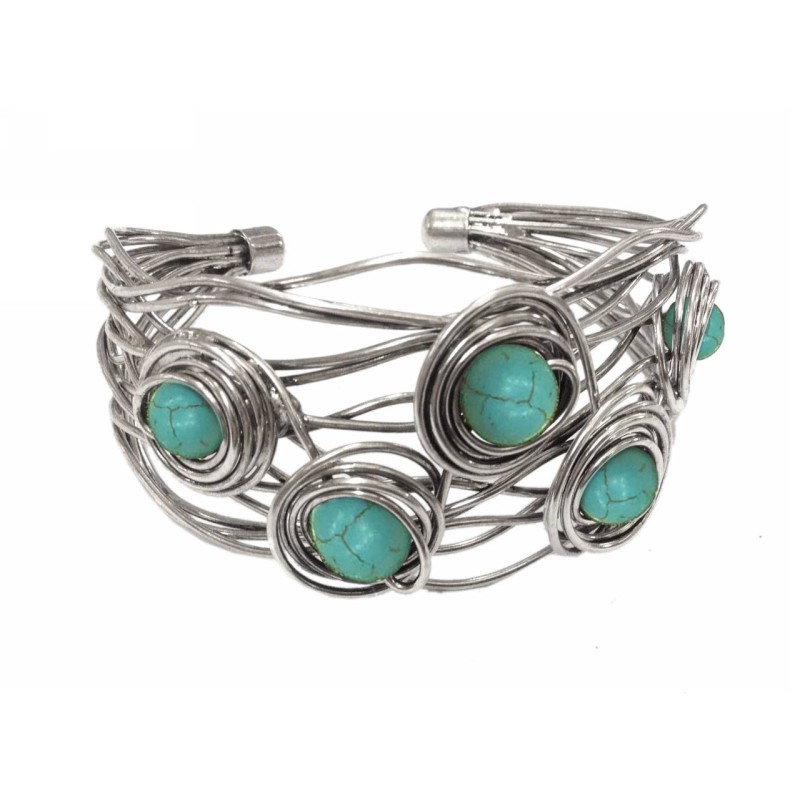 Kostibas 1514-601D, Μεταλλικό, Πέτρα, Τιρκουάζ 