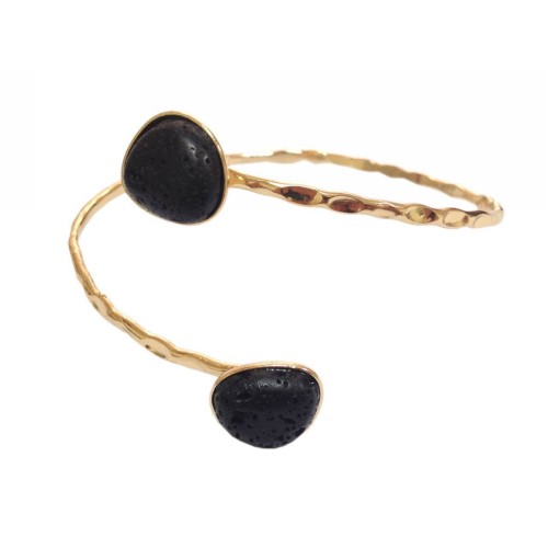 Kostibas 1514-562A, Μεταλλικό, Πέτρα, Χρυσό