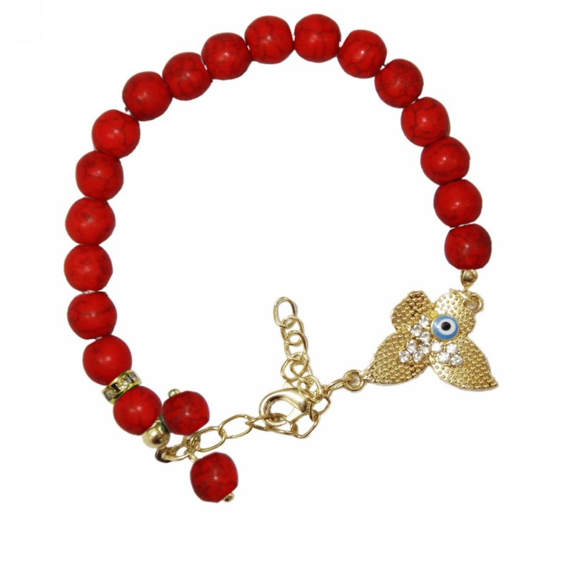 Kostibas 1514-515XE, Πέτρα, Μεταλλικό, Κόκκινο 