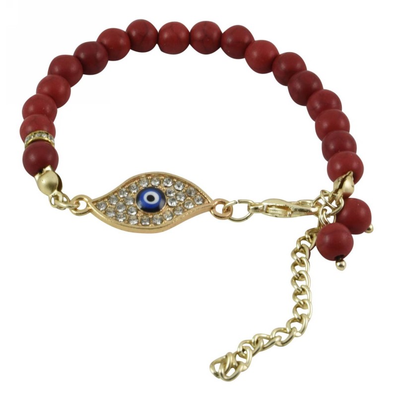 Kostibas 1514-511XE, Πέτρα, Στρας, Κόκκινο 