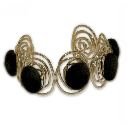 Kostibas 1514-353A, Μεταλλικό, Πέτρα, Μαύρο 