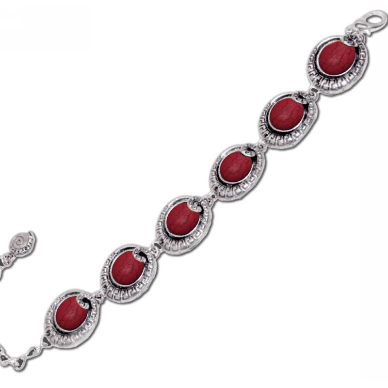 Kostibas 1514-232E, Μεταλλικό, Πέτρα, Κοραλί