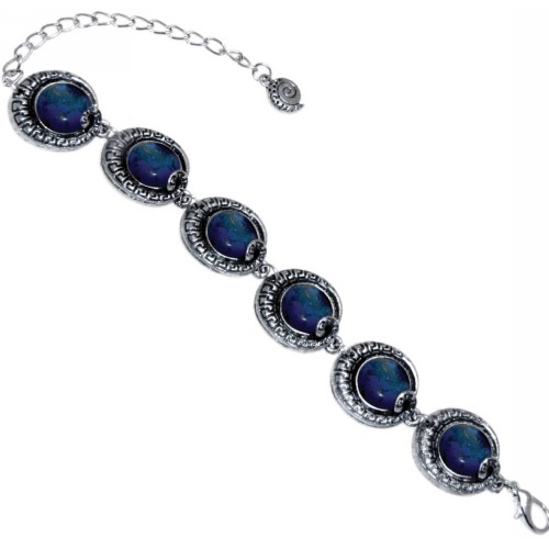 Kostibas 1514-232C, Μεταλλικό, Πέτρα, Μπλε