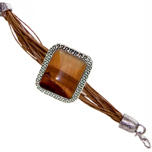 Kostibas 1514-155BK, Πέτρα, Σχοινί, Καφέ 